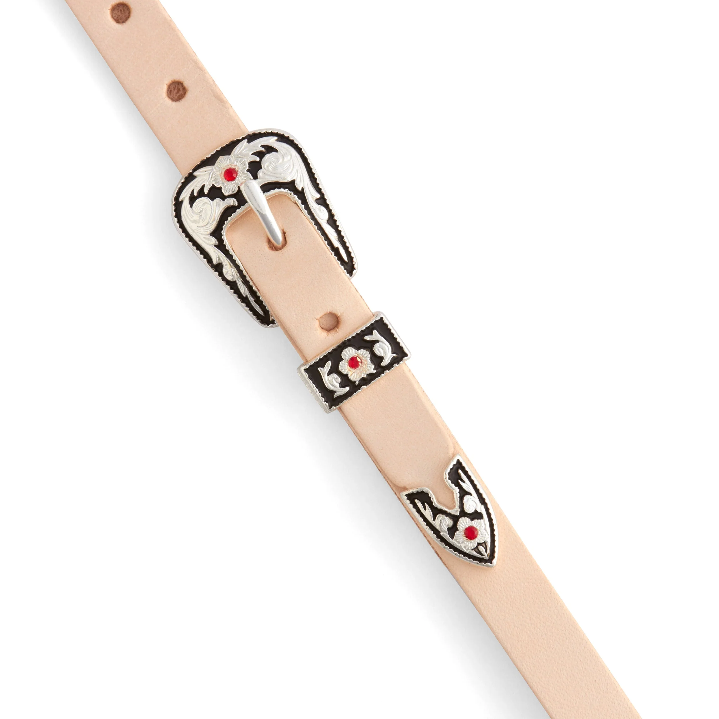 Floral Hatband Buckle Set - Image 3